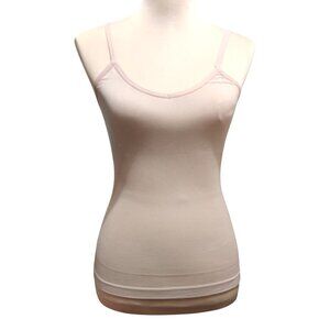 Skinnygirl M Nude Seamless Smoothing Tank Cami Adjustable Straps Shapewear Top